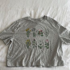 Colsie floral crop top